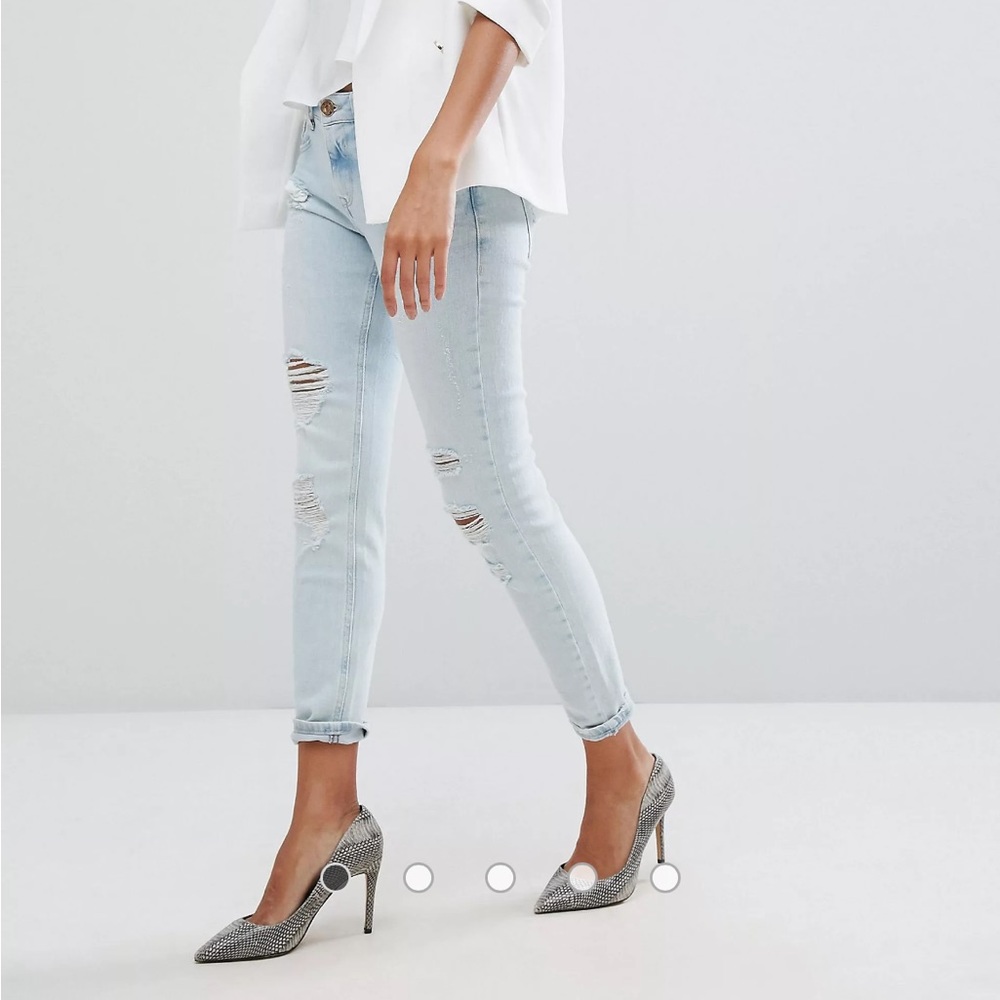 River Island Faded skinney Denim jeans EU 36 US 6